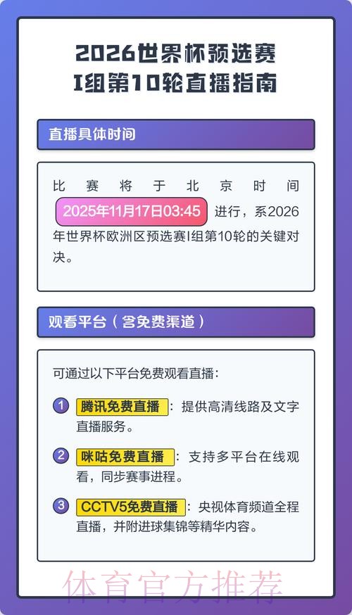 「如何观看世界杯2026直播全攻略」